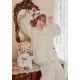 Tan Tuan Bear's House Pajama Blouse and Long Pants Set(Leftovers Stock/2 Colours/Full Payment Without Shipping)